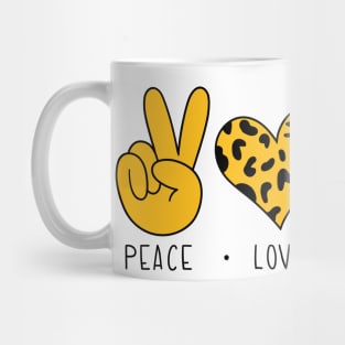 Peace love and sunshine Mug